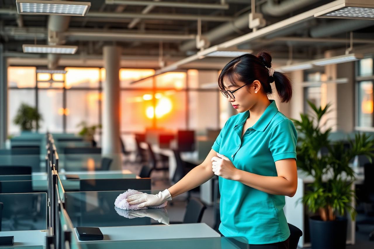 Cleaning professional detailing glass surfaces